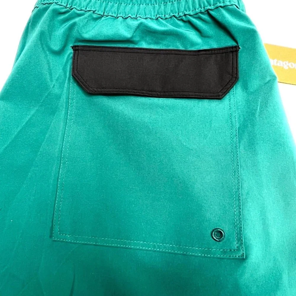 Patagonia Hydropeak Volley Shorts 16" Men's Team Surf Activist Borealis Green - Picture 7 of 10